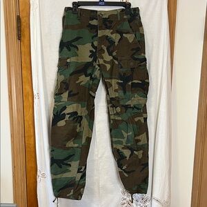 Men's Green Camouflage Cargo Pants